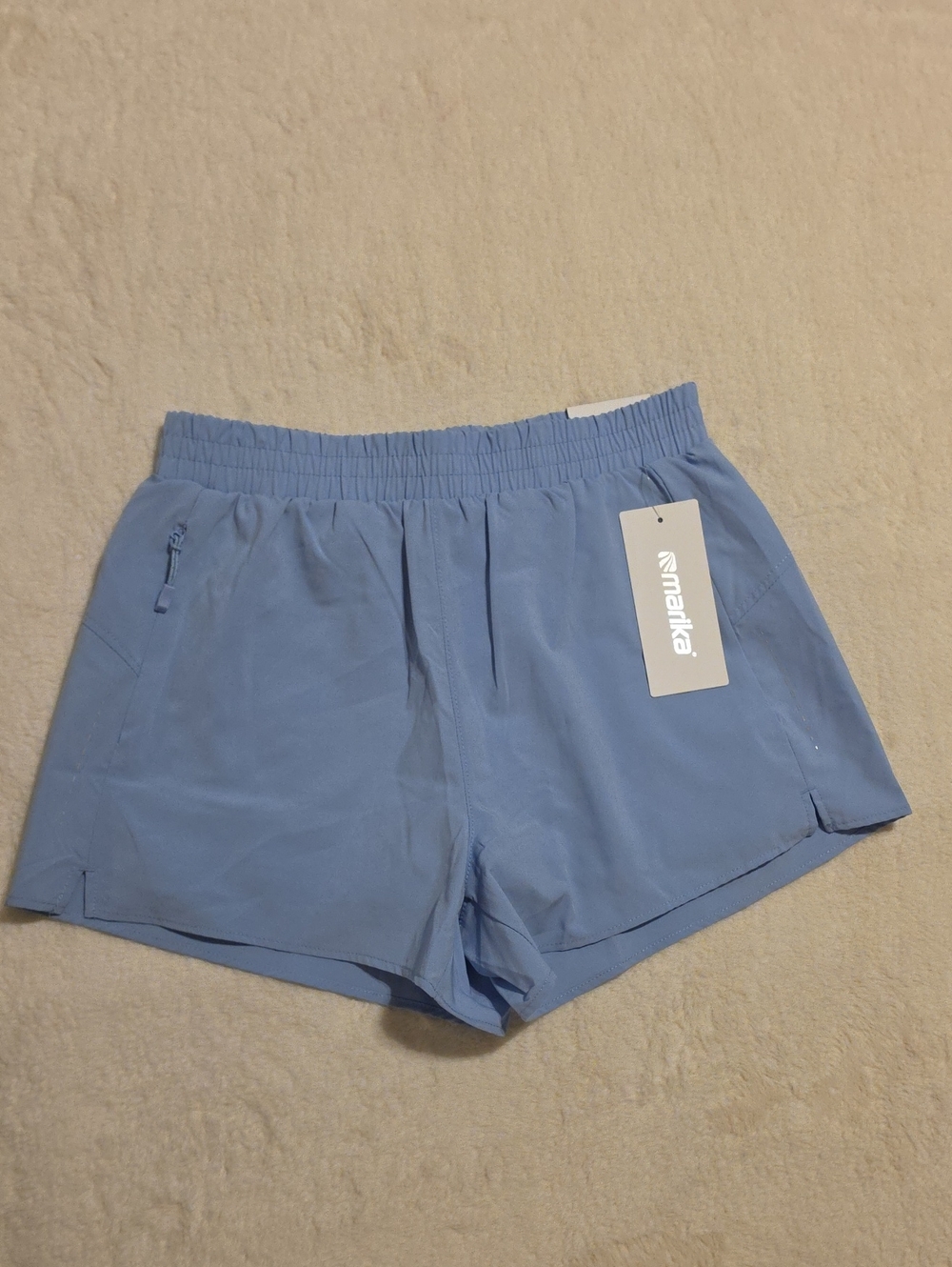 NWT Marika Sky Blue Women's Athletic Shorts Small Size
